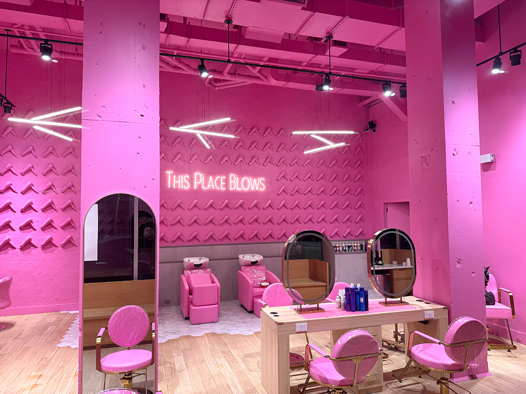 This Place Blows Chelsea NYC hair salon